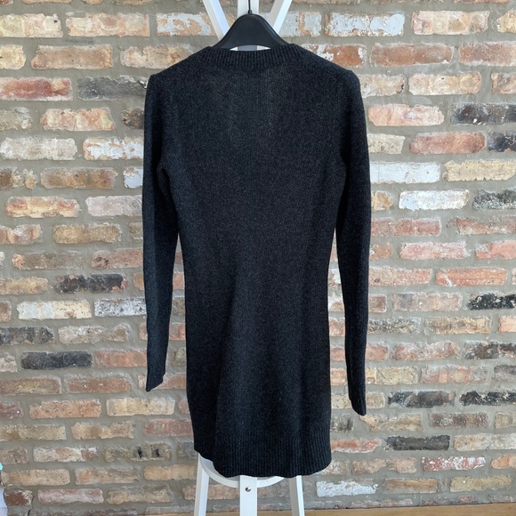 Charcoal Gray Theory Sweater Dress - Picture 2 of 5
